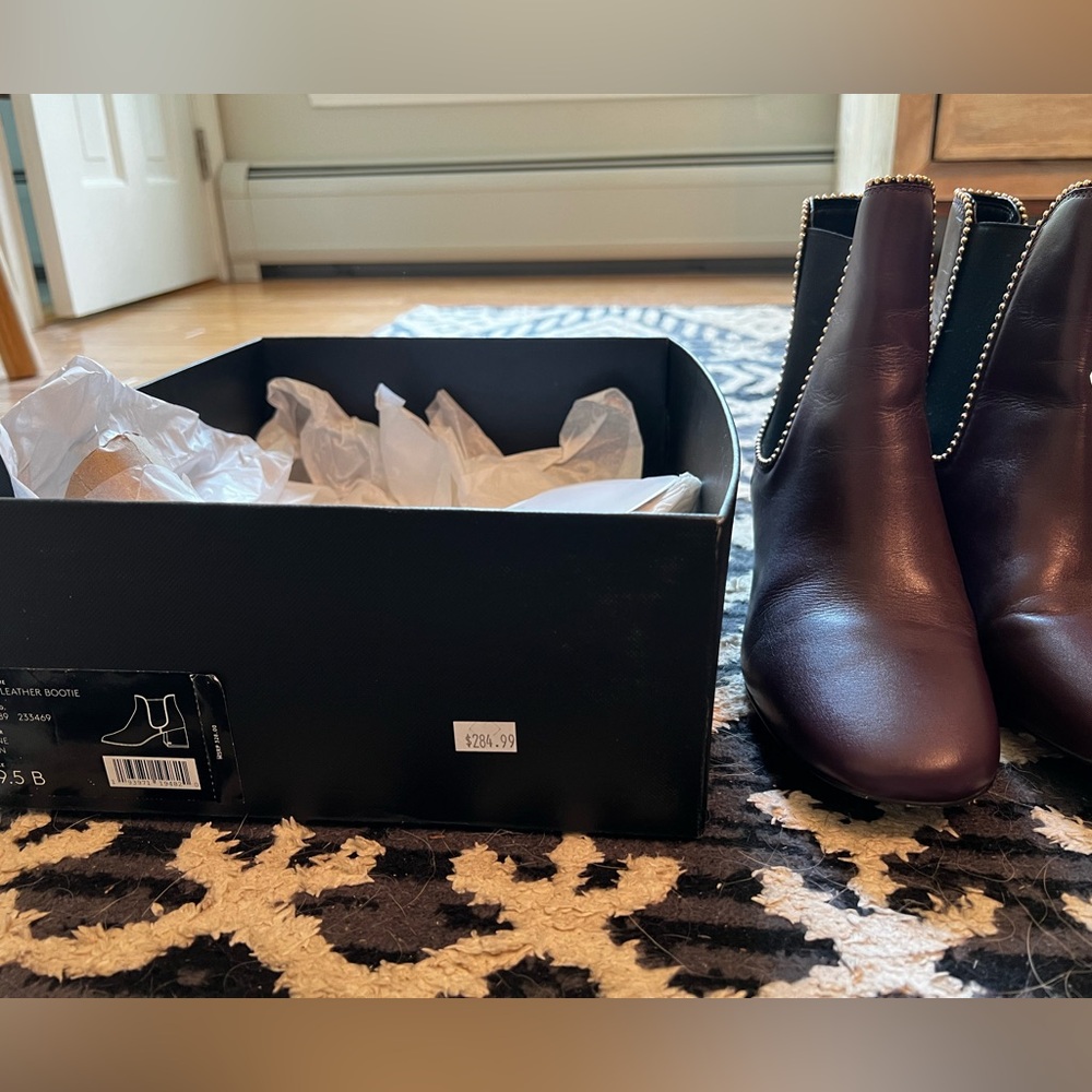 Coach Torri Leather Booties